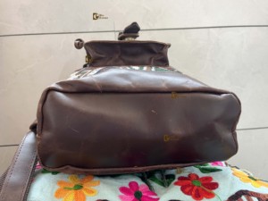 New Jacquard Leather Handmade Backpack Real Leather Rucksack Unisex <b>Multi</b> Uses New Design <b>Bag</b> Wholesale Bulk Product - Product Image 5