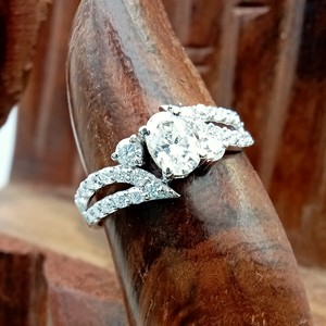 แหวนแต่งงานสุดคลาสสิก14K/18K แหวน925ทองสำหรับเพชร Gia - Product Image 6