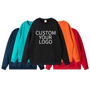 High Quality 100% Cotton Men's French <b>Terry</b> Hooded Sweatshirts Custom Logo Print Winter <b>Bulk</b> Supply Character Pattern Plain Dyed - Product Image 1
