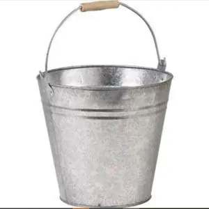 Design authentique de qualité supérieure idéal pour les célébrations de mariages martelé à la main aspect antique seau à glace en acier inoxydable couleur nickel - Product Image 6