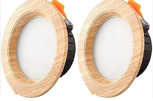 Anillos para Focos Empotrados en Techo de Madera (Fresados con Precisión) - Product Image 2