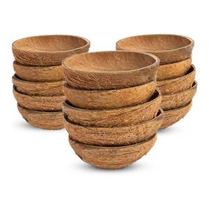 Bols ovales en coquille de noix de coco naturelle, vaisselle durable faite à la main pour les restaurants, les cafés et l'utilisation en cuisine - Product Image 6