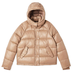 Chaqueta de burbujas de patrón sólido multicolor para mujer a la venta/Chaqueta de burbujas hecha de material de poliéster 100% - Product Image 6