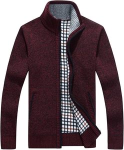 Pull à manches longues en laine/cachemire JAC22 R2224 pour homme, col rond, hiver, standard, aiguille, couleur unie, tricoté, anti-boulochage, logo avant, 320g - Product Image 3