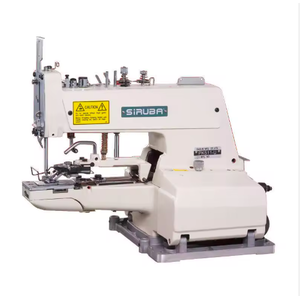 Máquina de Coser Industrial Sirubas PK511-U de Puntada de Cadena Simple para Botones con Mesa y Motor - Product Image 2