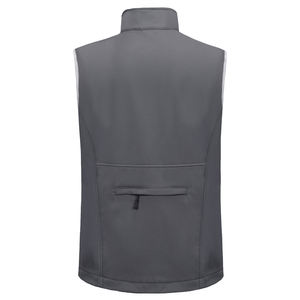 Chaleco acolchado cálido de invierno personalizado para hombre, forro polar Softshell reflectante, impermeable, transpirable, Reversible, informal, para correr, senderismo - Product Image 3