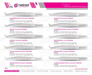 Pince à épiler d'extension de cils en acier inoxydable japonais à pointe de fibre meilleure pince à épiler antistatique de couleur titane de qualité - Product Image 5