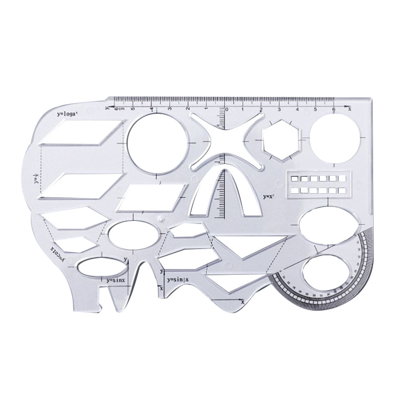 Пользовательский ЧПУ Высокоточный Поликарбонат ПВХ ПЭТ ПП АБС пластик шаблон лист пластиковый рисунок офтальмологическая линейка
