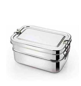 Boîte à lunch en acier inoxydable, boîte à lunch rectangulaire en acier, boîte à lunch en métal, boîte à lunch rectangulaire, récipient alimentaire en acier, boîte à lunch - Product Image 6