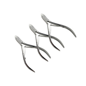 Gran oferta de herramientas de uñas de acero inoxidable, recortador de cutículas de manicura profesional, cortador de cutículas de uñas para el hogar y el salón - Product Image 2