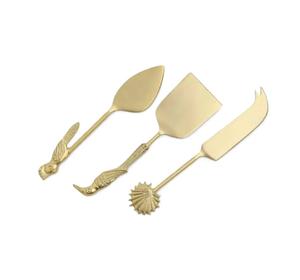 Juego de Chesse de alta calidad de 3 uds., elegantes cuchillos rebanadores de acero inoxidable, juego de queso para cortar, mango delgado para accesorio de Hotel en casa - Product Image 1