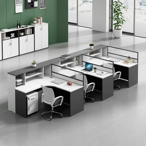 Modern Luxury Executive <b>Desk</b> Extendable L Shaped Office Table Modular Wooden <b>Study</b> <b>Desk</b> with Mobile Cabinet - Product Image 4