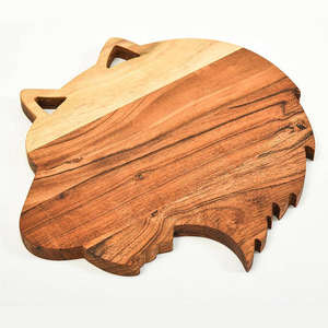 Planche à découper en bois au design simple pour la maison, l'hôtel, le comptoir de cuisine, utilisation pour les légumes et les fruits, planche à découper en bois - Product Image 2