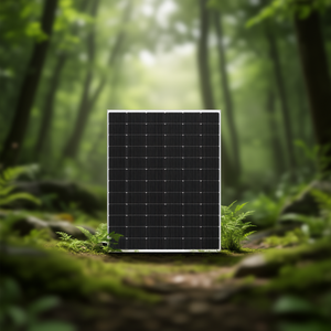 Panneau solaire monocristallin HJT noir à demi-cellules haute efficacité Aoli Solar AI-120HCG1 335W - Product Image 3