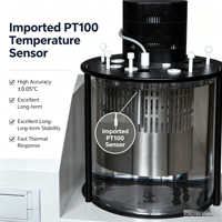 Viscosimètre Cinématique Numérique Automatique YX-760Y, Instrument de Test de Laboratoire pour Huiles Pétrolières, PID pour l'Analyse de Carburants et Lubrifiants