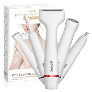 Depiladora Eléctrica Portátil 5 en 1 para Mujer, Recortadora de Bikini, Depiladora Facial, Depiladora de Cejas, Labios, Nariz, Piernas y Axilas, IPX7 para el Cuerpo - Product Image 1