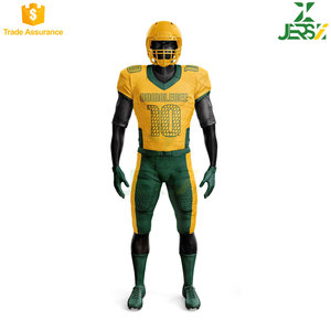 Uniforme de Fútbol Americano 100% Poliéster Transpirable Estampado Sublimado Profesional Unisex Adulto Marca JERSIZ Personalizable - Product Image 2