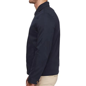 Autumn <b>Winter</b> Men's Casual Outdoor Sports Jacket Loose Fit Stand Collar Canvas Fabric Business Casual Jacket - Product Image 3