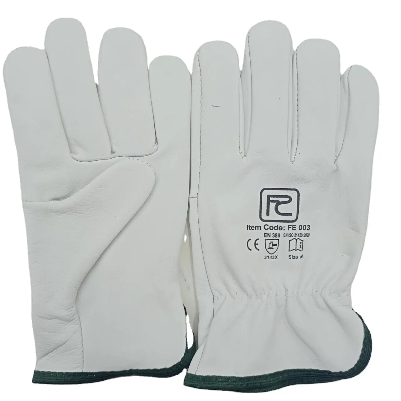 Gants de travail de sécurité de protection des mains en cuir de vachette pour hommes et femmes gants de conduite en cuir vêtements de main de conducteur de construction