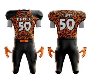 Venta al por mayor 100% poliéster uniforme de fútbol americano único personalizado equipo Tops bandera camisetas calidad única personalizado americano - Product Image 5