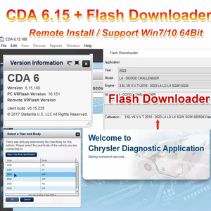 El software de ingeniería CDA 6.15.188 CDA6 más reciente, compatible con MicroPod 2 para descarga de firmware y edición de VIN para DODGE/CHRYSLER/JEEP - Product Image 2