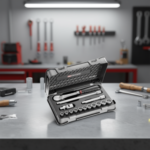 ชุดซ็อกเก็ต 12 จุด ขนาด 1/2 นิ้ว ยี่ห้อ Facom ชุดเครื่องมือซ็อกเก็ตทนทาน 15 ชิ้น - Product Image 3