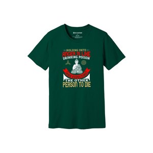 100% Cotton T-Shirt with Buddha Themes Print Casual Style 12 Color Options 160-180 Heavy GSM Customizable Design Placement - Product Image 1