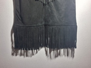 เสื้อกั๊กหนังคาวเกิร์ลปักลายสำหรับผู้หญิงเสื้อกั๊กหนังแท้สำหรับฤดูหนาว - Product Image 6