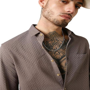 Nuevas camisas para hombre, camisas de vestir de manga larga ajustadas con estilo de lujo, camisas de vestir formales de negocios para hombre, Tops para hombre - Product Image 2