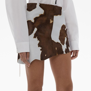 Jupe en cuir de vachette personnalisable de haute qualité, design tendance, vêtement de mode haut de gamme - Product Image 5