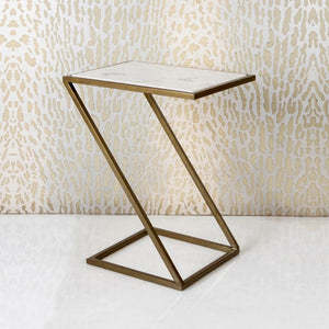 Table d'appoint en métal de qualité supérieure de style unique avec dessus en marbre pour la maison de restaurant de meubles de salon d'hôtel - Product Image 4