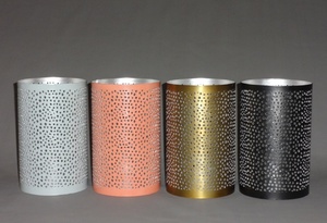 Iron Handmade Home Decor Table Top Decor Christmas Votive <b>Candle</b> <b>Pillar</b> Holder Stand Wedding Decorative Gift Item Etching Work - Product Image 2