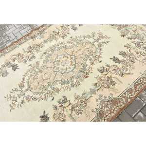 Turkish Rug, Large 5.7x9.4 ft Rug, <b>Brown</b> Ombr Rug - Product Image 5