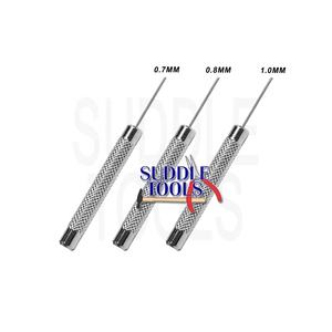 Herramienta de reparación de reloj de pulsera DIY con logotipo personalizado, correa de pulsera de acero inoxidable de 0,8 MM, pasador de enlace, empujador, piezas de reloj de pulsera, herramientas - Product Image 3