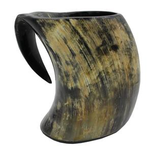 Tendencia en Tazas de Cerveza Vintage Originales con Diseño de Cuerno, Logotipo de Marca Personalizado Impreso, Tazas de Cerveza Reutilizables y Elegantes, Regalo Coleccionable para Vikingos - Product Image 1