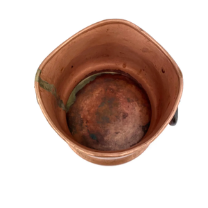 Maceta de Metal de Cobre Martillado Antigua, Maceta de Pie para Interiores, para Sala de Estar, Oficina, Hotel y Decoración de Jardín - Product Image 5