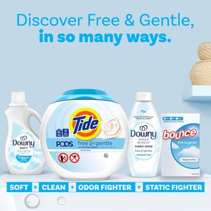 <b>Tide</b> PODS Free & Gentle Laundry Detergent Soap Pacs HE Compatible Unscented, Gentle on Skin 76 Count <b>Tide</b> PODS Laundry Detergent - Product Image 4