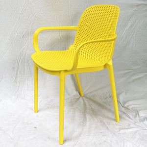 Modern Farmhouse Style <b>Plastic</b> <b>Dining</b> <b>Chair</b> Armrests ST3017 Light Stackable for Home Restaurants Living Rooms Various Colors - Product Image 6
