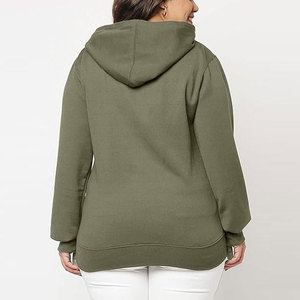 Sudadera con capucha de lana de algodón hecha a medida para mujer, Material suave, Color personalizado para otoño, viaje callejero, insignia 2026 - Product Image 5