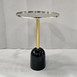 Новый Складной Алюминиевый Золотой Черный Серебряный столик для напитков для украшения бара и украшения для гостиной, оптовая продажа