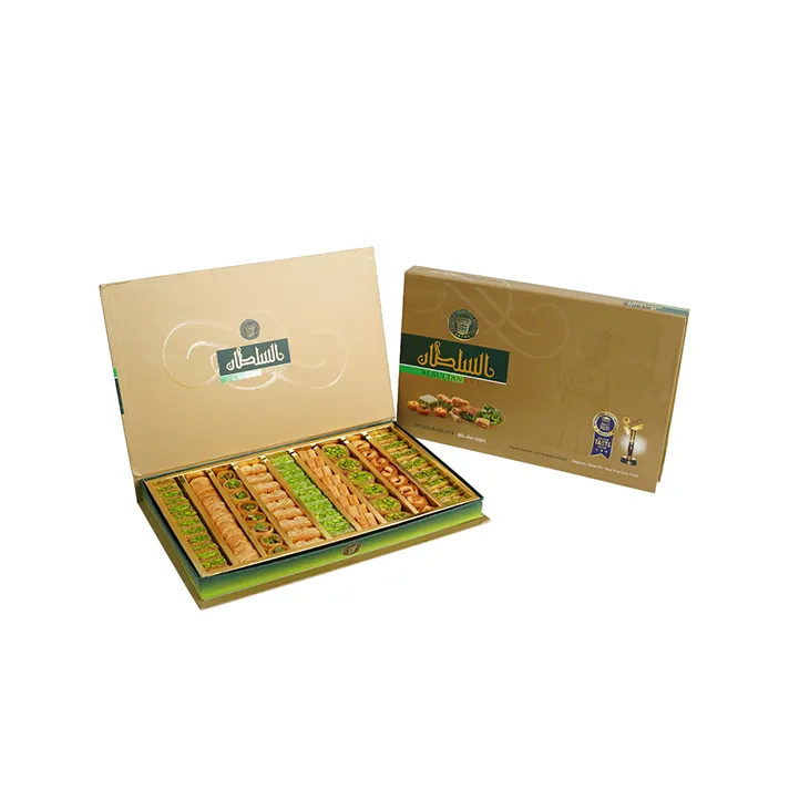 Schneller Verkauf Niedrige Preise 750gm Mixed Luxury Assorted Import Mini Serving Desserts Halva Baklava Mit Pistazie