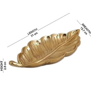 Haute qualité luxe Restaurant plateau en métal plateaux de service décor à la maison mariage luxe métal plateaux de service nouveauté disponible - Product Image 4