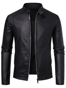 แจ็กเก็ตหนังแบบคลาสสิกสำหรับทุกเพศพร้อมดีไซน์โลโก้ตามสั่ง - Product Image 3