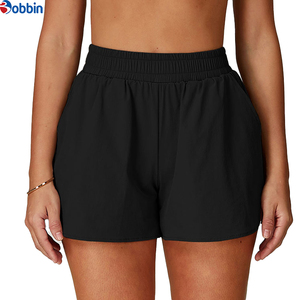 Shorts Deportivos de Yoga, Gimnasio, Running y Fitness para Mujer, de Secado Rápido, Transpirables, 100% Algodón, Corte Regular, Nueva Moda de BOBBIN INDUSTRIES - Product Image 1