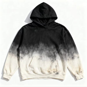 Sudadera con Capucha Lisa de Alta Calidad, Personalizable, con Efecto Desgastado por el Sol, Felpa Francesa, 400 Gsm - Product Image 1