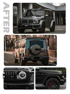 Kit carrosserie style Liush G63 pour Mercedes Benz G500 à G63 kit de mise à niveau W464 G500 à G63 pare-chocs avant avec calandre pare-chocs de voiture arrière - Product Image 4