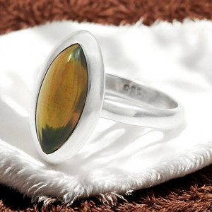 แหวนโอปอลสีดำธรรมชาติ100% แหวนอัญมณีอัญมณีอัญมณีอัญมณี925แหวนซ้อนเงินสเตอร์ลิงแข็งแหวนดีไซน์คลาสสิก - Product Image 5