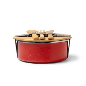 Portapranzo Personalizzato in Ceramica e Bambù con Accessori a Forma di Peperoni - Product Image 3
