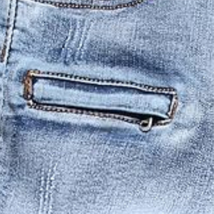 Short en jean tricoté taille moyenne de haute qualité pour hommes Style droit décontracté avec 100% coton avec logo personnalisé - Product Image 4
