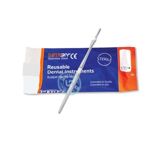 มีดผ่าตัดแบบมีด้ามจับพร้อมสเกลวัดขนาดเป็นเซนติเมตร ผลิตจากเหล็ก AISI 420 - Product Image 6